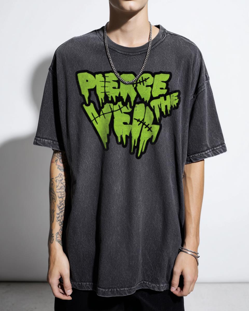 Pierce The Veil Emo Goth Aesthetic T-Shirt - Punk & Scene Kid Unisex
