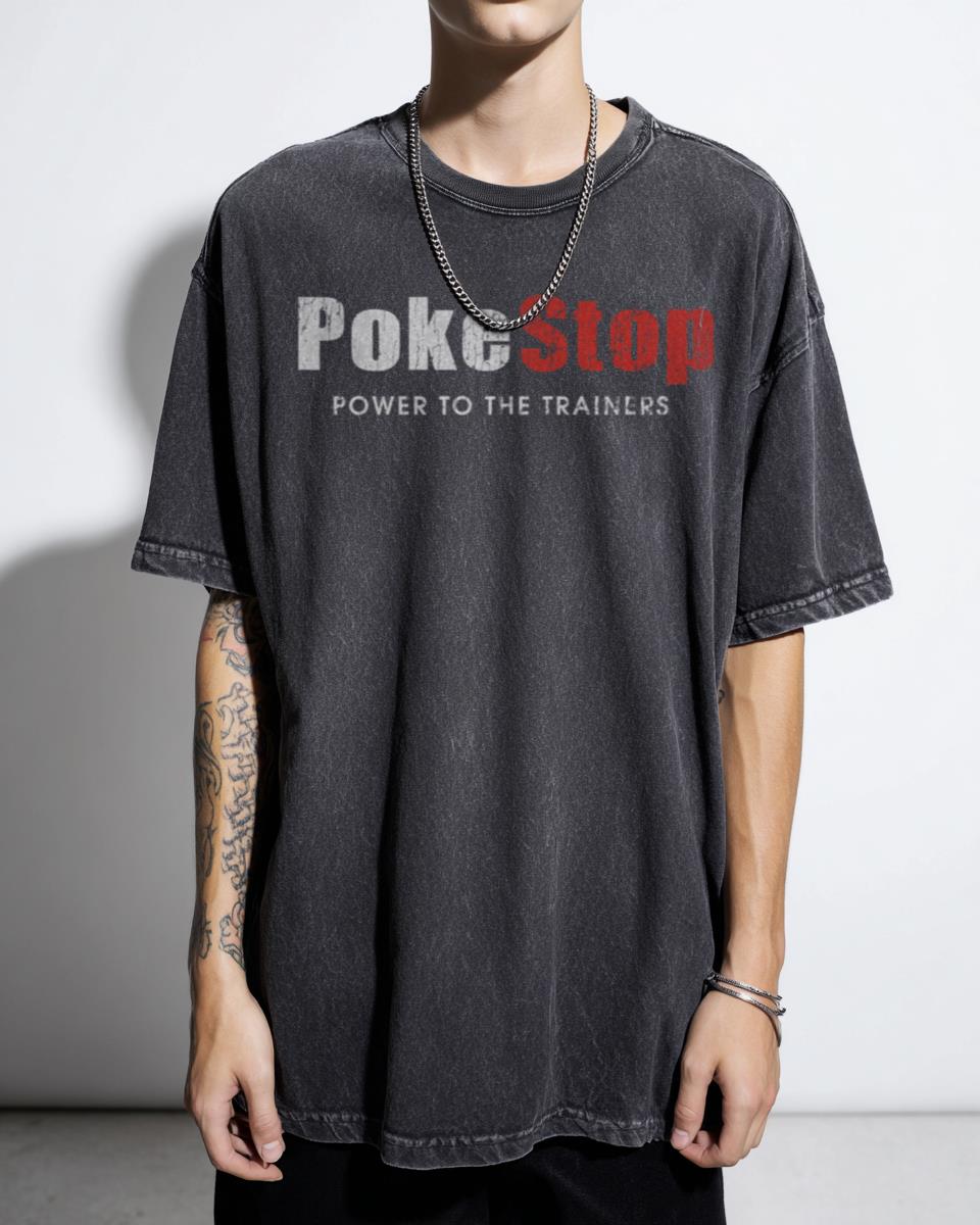 Pokemon Go PokeStop T-Shirt | Anime Gaming Fan Tee