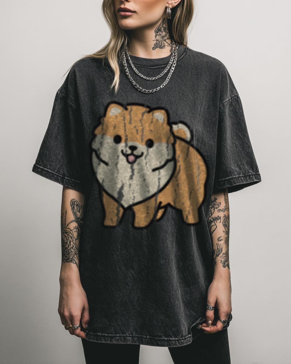 Pomeranian T-Shirt | Kawaii Dog Pet Lover Graphic Tee
