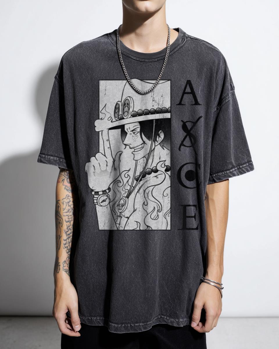 Portgas D. Ace Anime Manga T-Shirt - One Piece Fan Gear Unisex