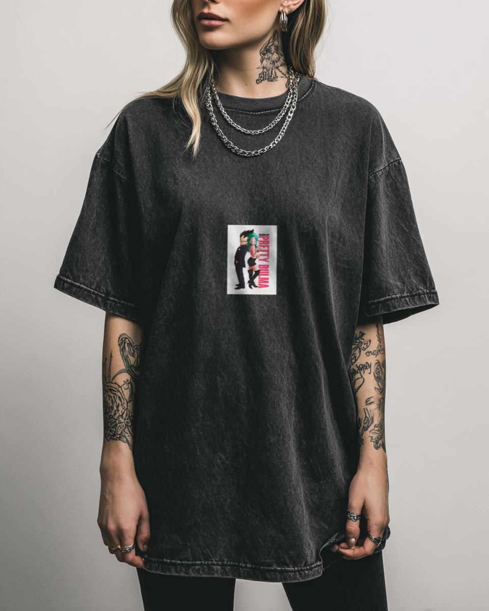 Pretty Bulma Dragon Ball Anime T-Shirt – Classic Manga Fan Apparel Women