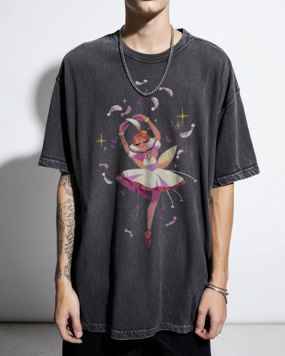 Princess Tutu Swan Princess Anime T-Shirt - Ahiru Fan Art