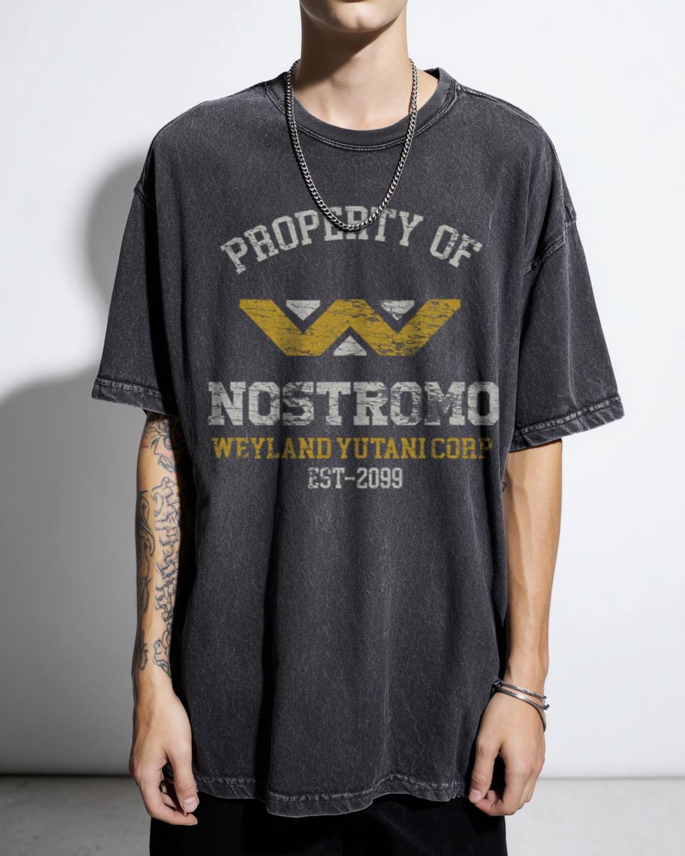 Property of Nostromo Alien Sci-Fi T-Shirt | Horror Movie Tee