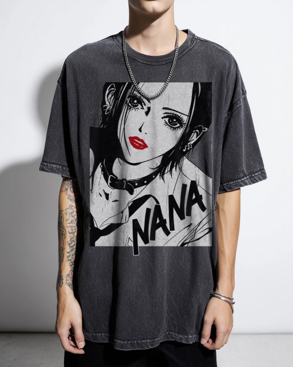 Punk Anime Nana Osaki & Hachi T-Shirt - 90s Shojo Manga Fan Unisex