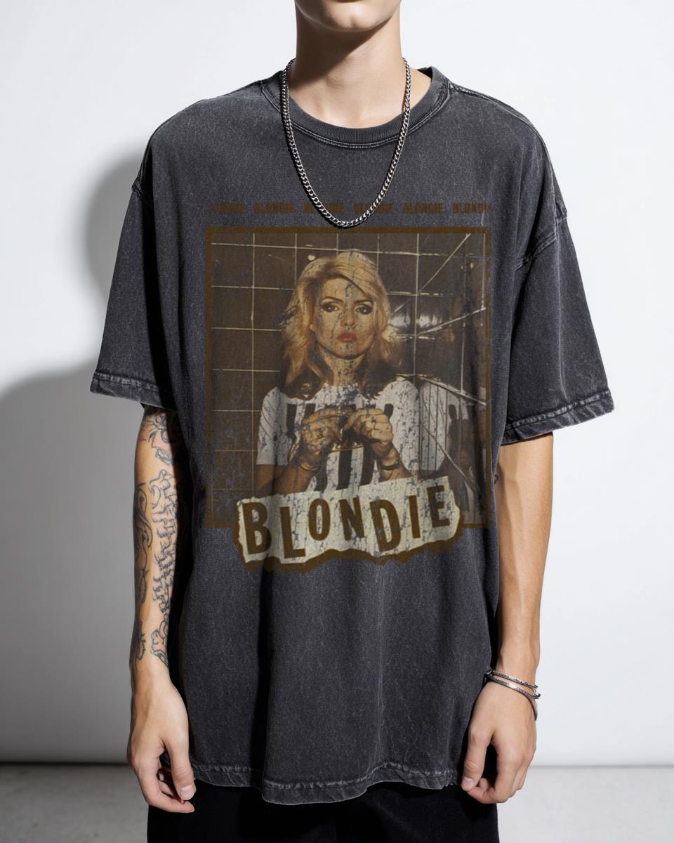 Punk Rock Girl Retro 70s Band T-Shirt | Debbie Harry Vintage Tee