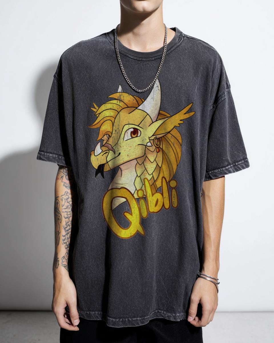 Qibli Sandwing Wings of Fire T-Shirt - Fantasy Dragon Book Fan Art