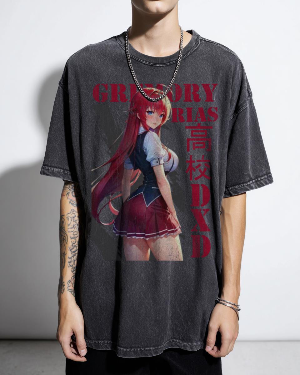 Queen Rias Gremory High School DxD Anime T-Shirt - Waifu Manga Fan Art Gift