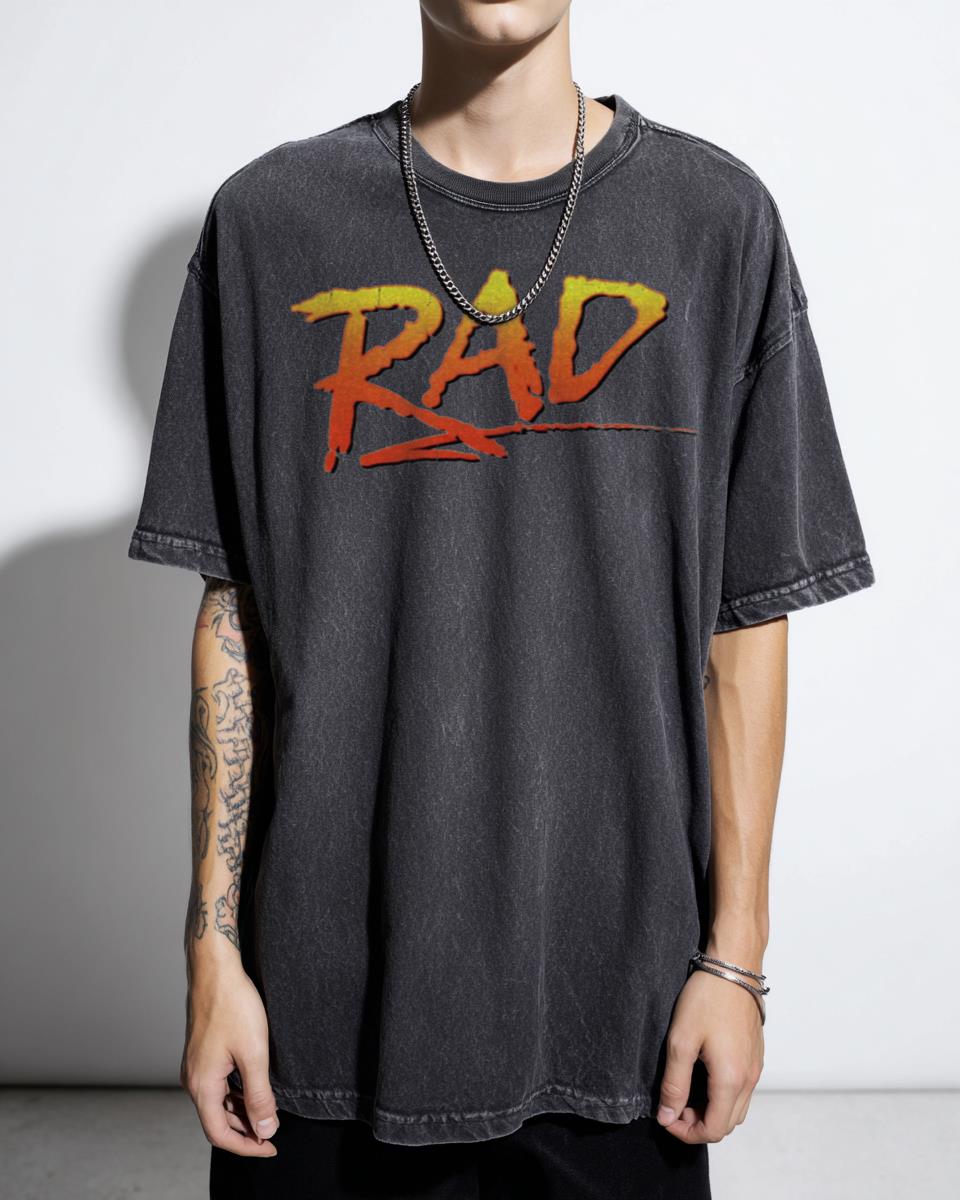 RAD Logo Retro 80s BMX Movie T-Shirt - Vintage Cru Jones Cycling Apparel