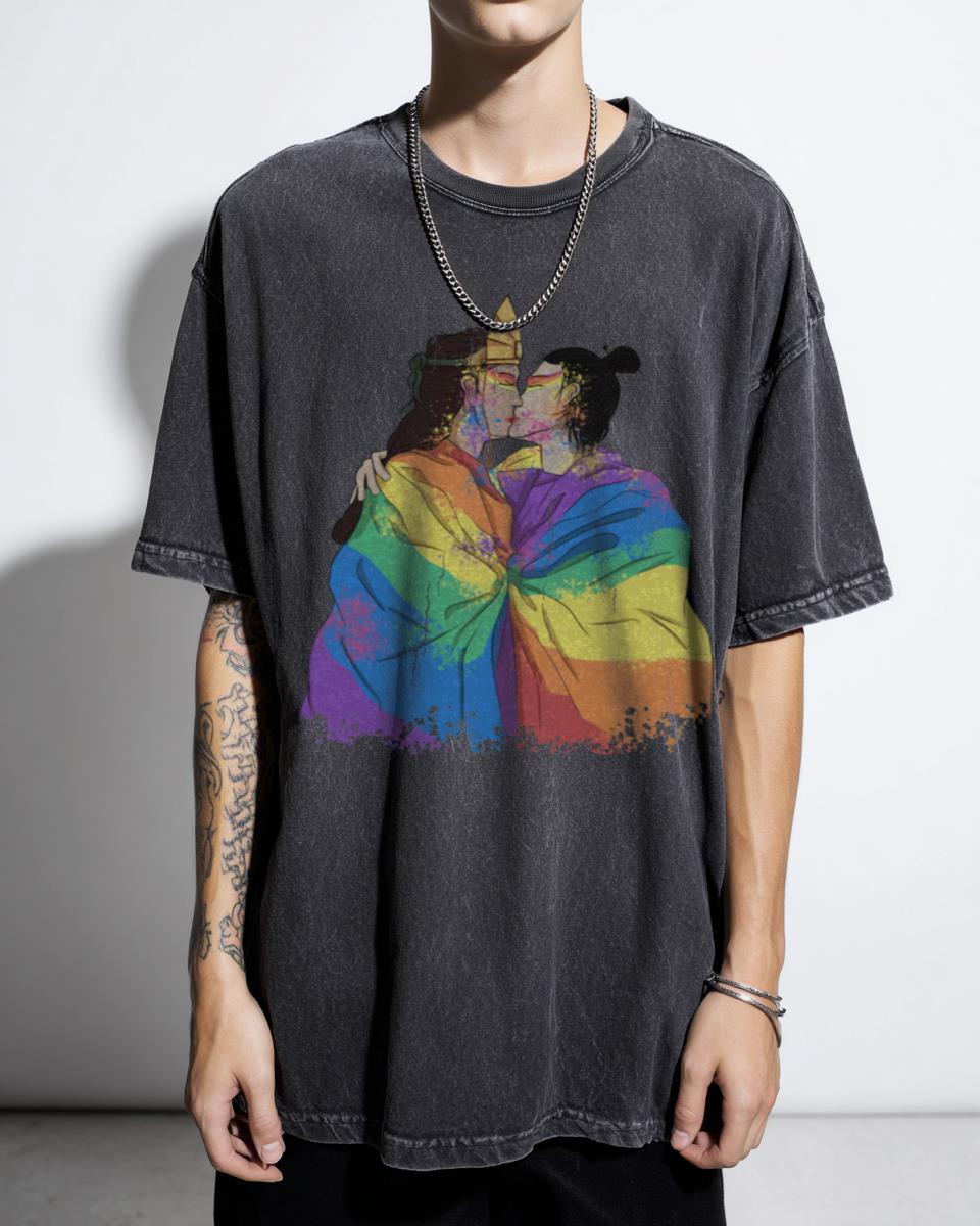 Rangshi Pride Avatar Kyoshi T-Shirt | LGBTQ Earthbender Tee