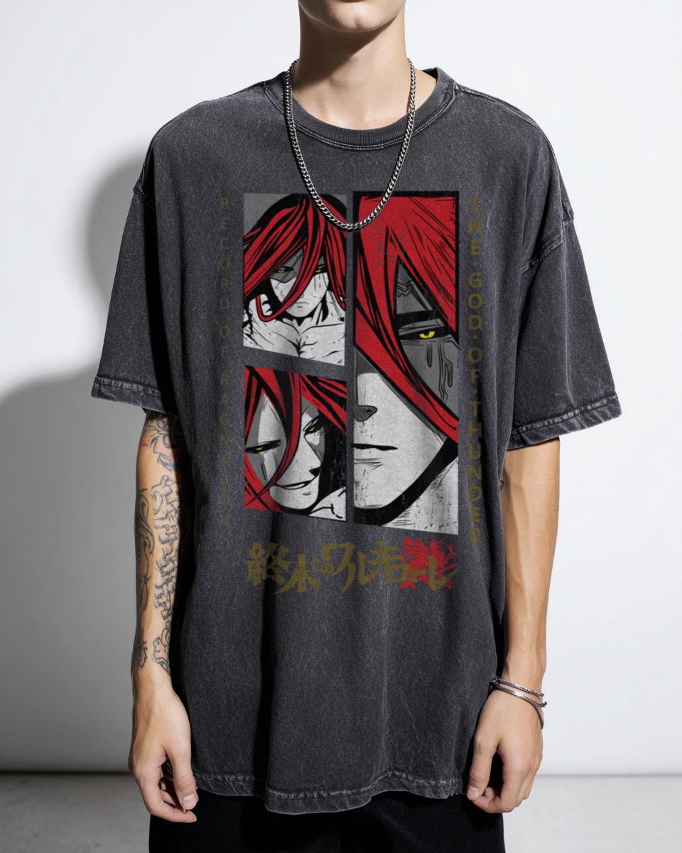 Record of Ragnarok Thor God of Thunder Anime T-Shirt - Shuumatsu No Valkyrie Fan