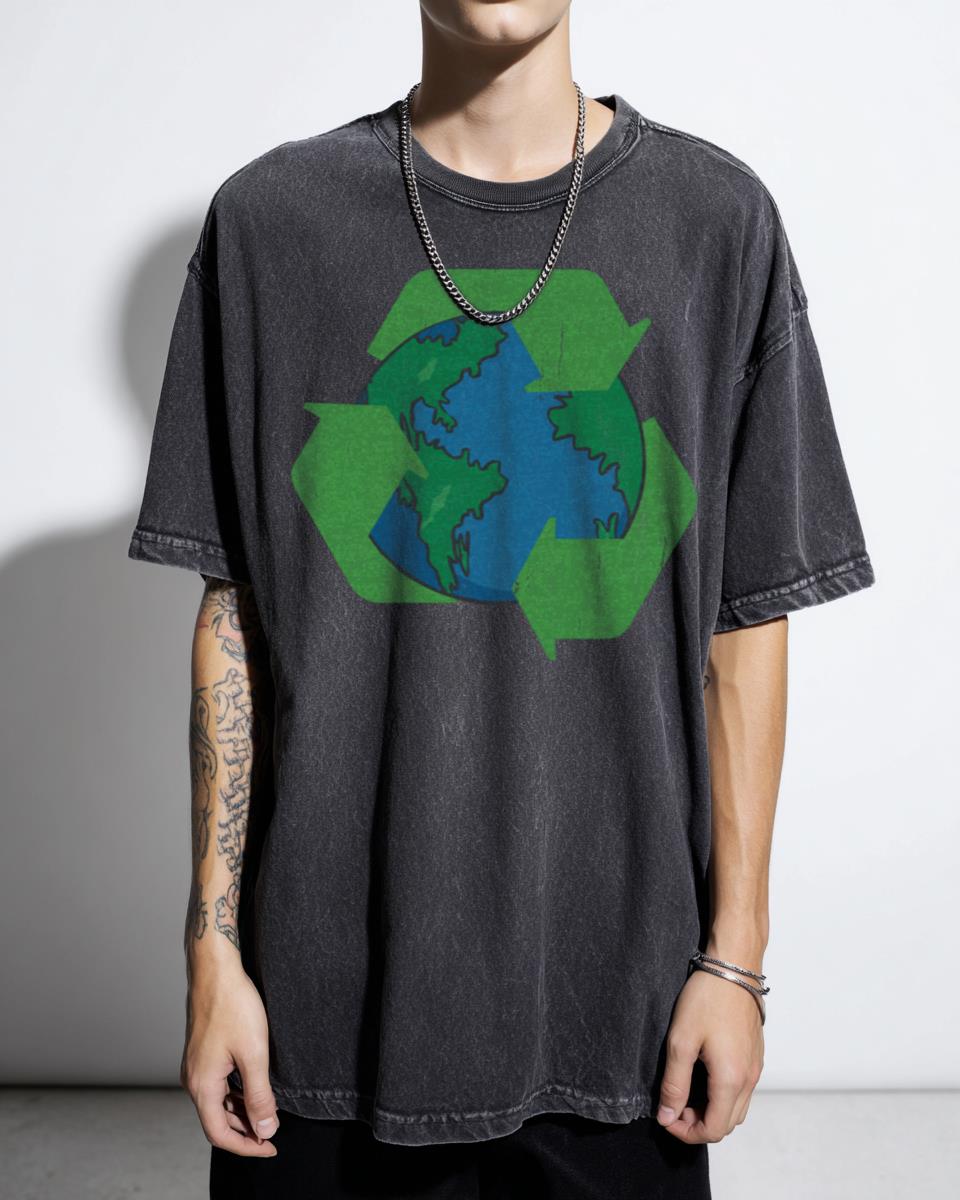 Recycle Earth Day Go Green T-Shirt - Climate Change Environment Activist Gift