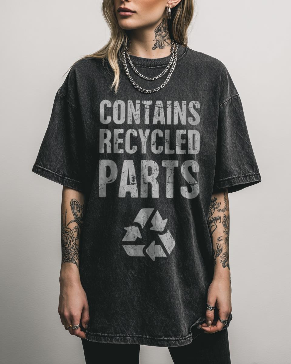 Recycled Parts Organ Donor T-Shirt | Funny Medical Humor Tee