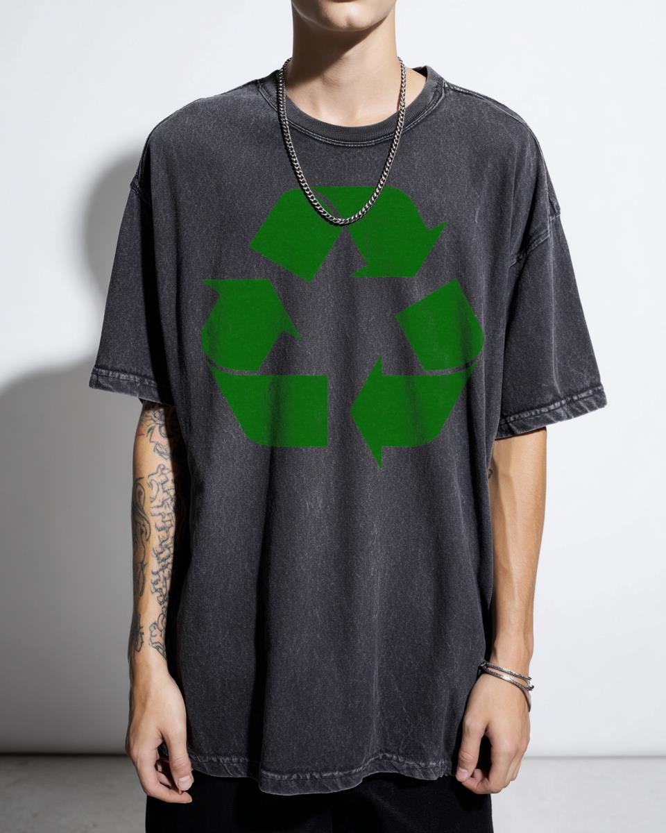 RECYCLEM Green Earth T-Shirt - Reduce Reuse Recycling Eco Tee