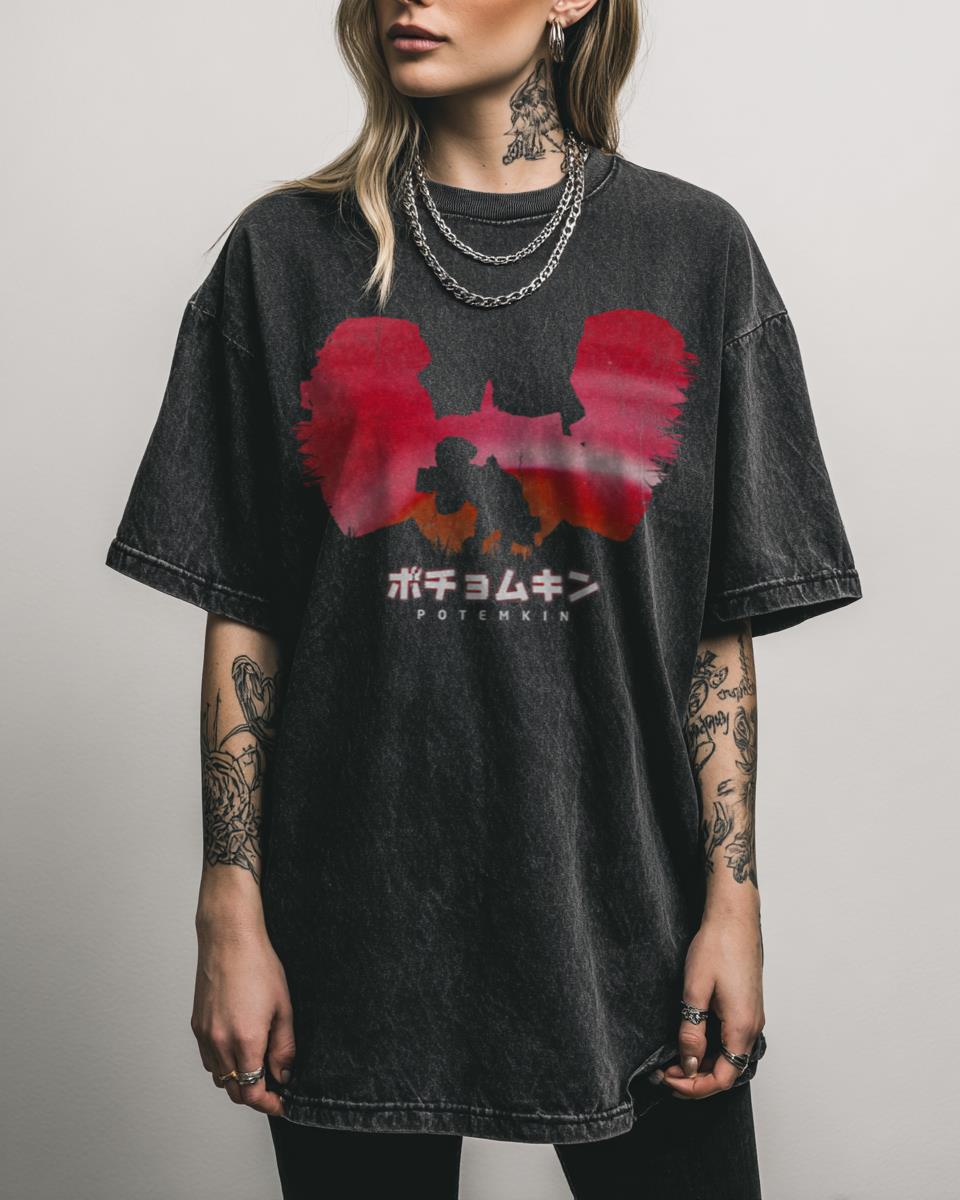 Red Potemkin Guilty Gear Strive Fighting Game T-Shirt – Anime Gamer Gift