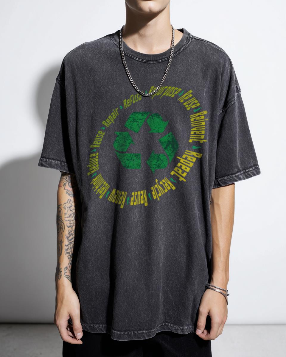 Reduce, Reuse, Recycle T-Shirt | Eco-Conscious Fashion Statement