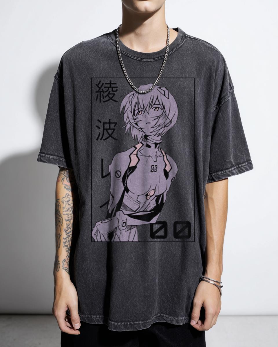 Rei Ayanami Neon Genesis Evangelion Manga T-Shirt - Classic Anime Fan Gift