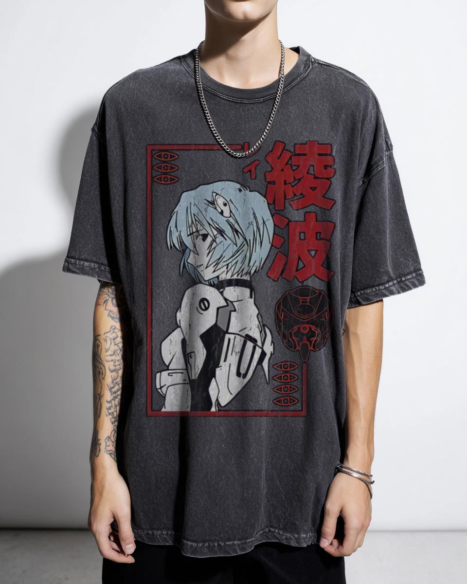Rei Ayanami Red Style T-Shirt | Neon Genesis Evangelion