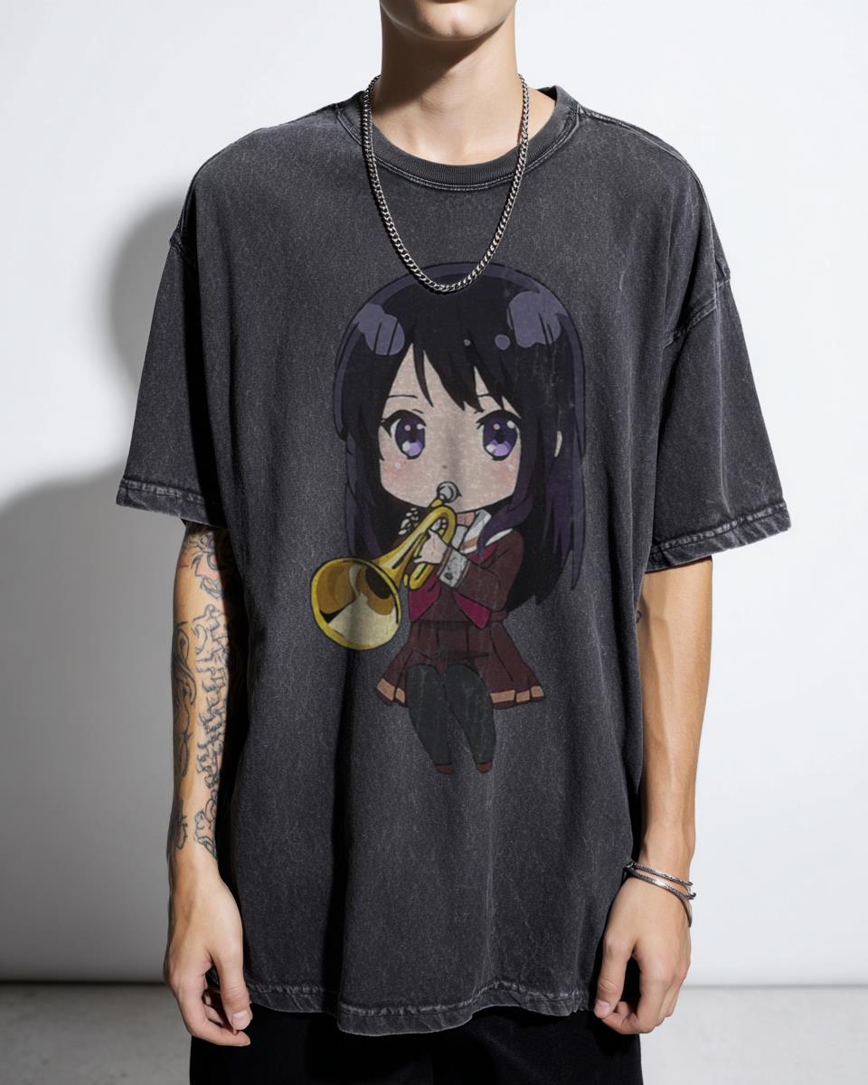 Reina Chibi T-Shirt | Hibike! Euphonium Anime Girl