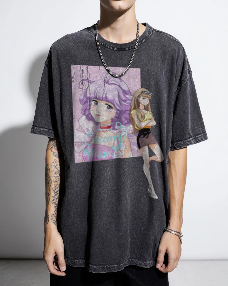 Retro 80s "Creamy Mami" Magical Girl Anime T-Shirt - Japanese Pop Star Nostalgia