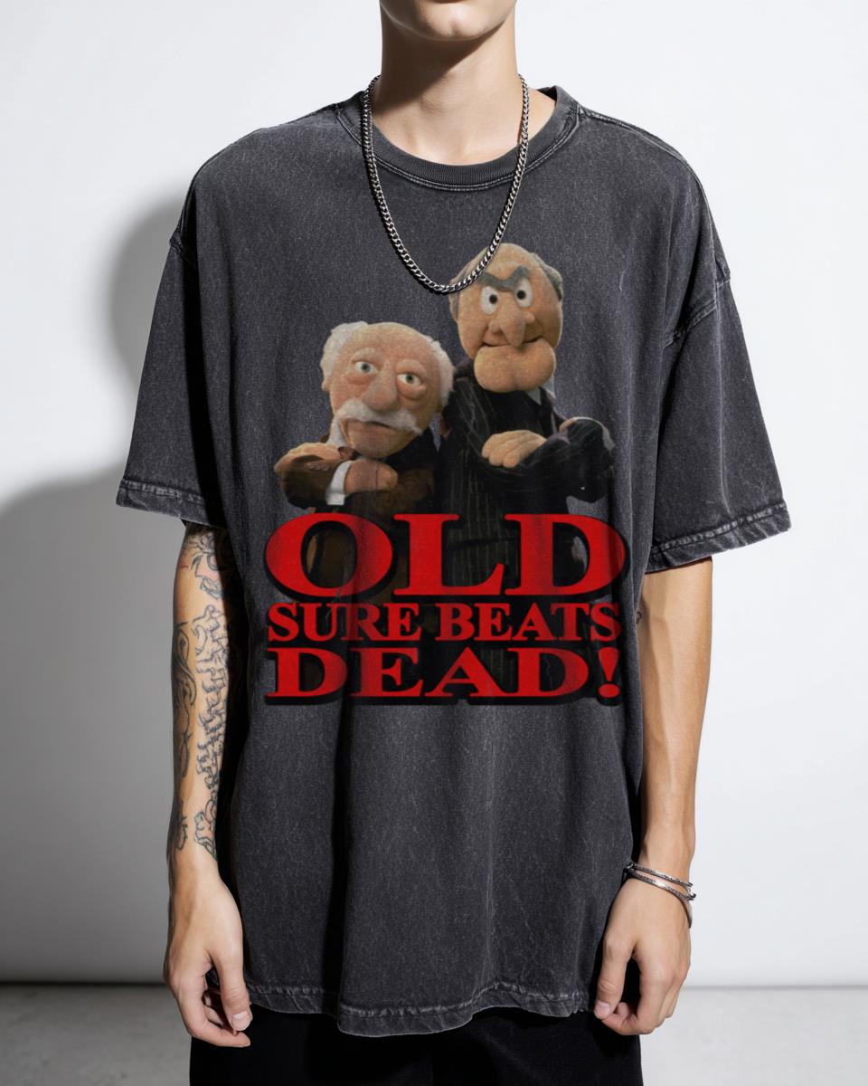 Retro 80s Grumpy Old Men Muppets T-Shirt - Vintage TV Show Fan Apparel