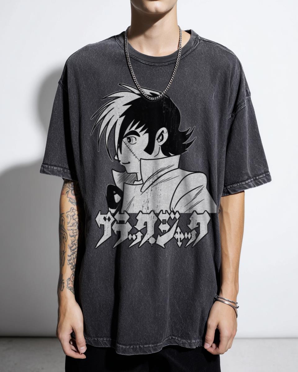 Retro Black Jack Osamu Tezuka Manga T-Shirt - 70s 80s Anime Vintage Unisex