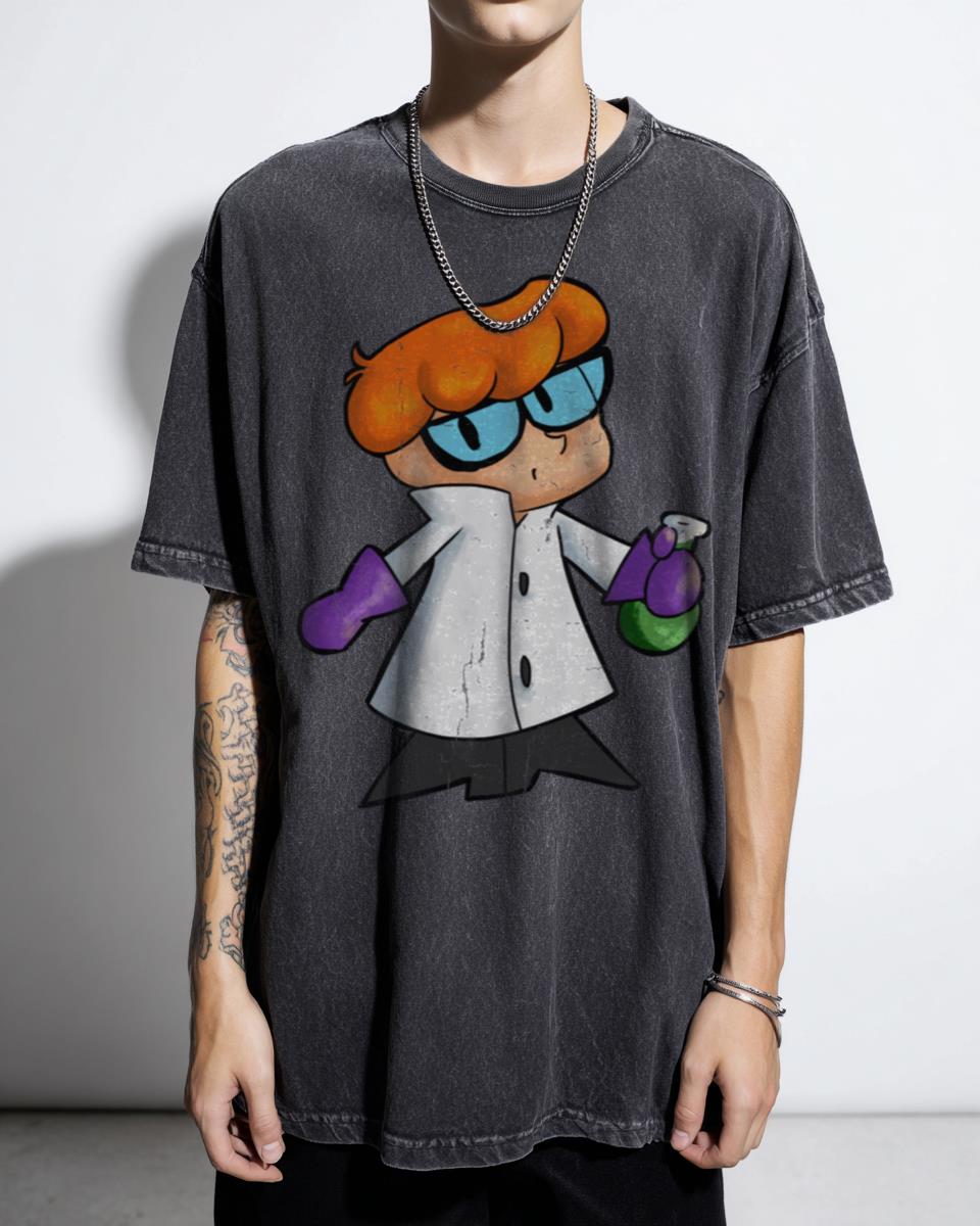 Retro Dexter's Laboratory Cartoon T-Shirt - 90s Genius Child Nostalgia Tee