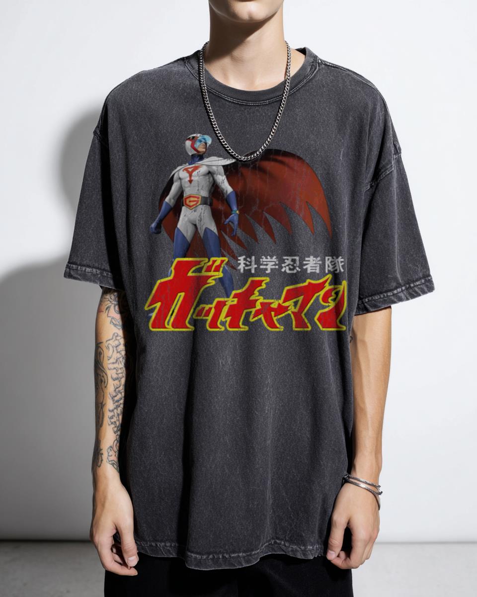 Retro G-Force Battle of the Planets Anime T-Shirt - Gatchaman Science Ninja Team