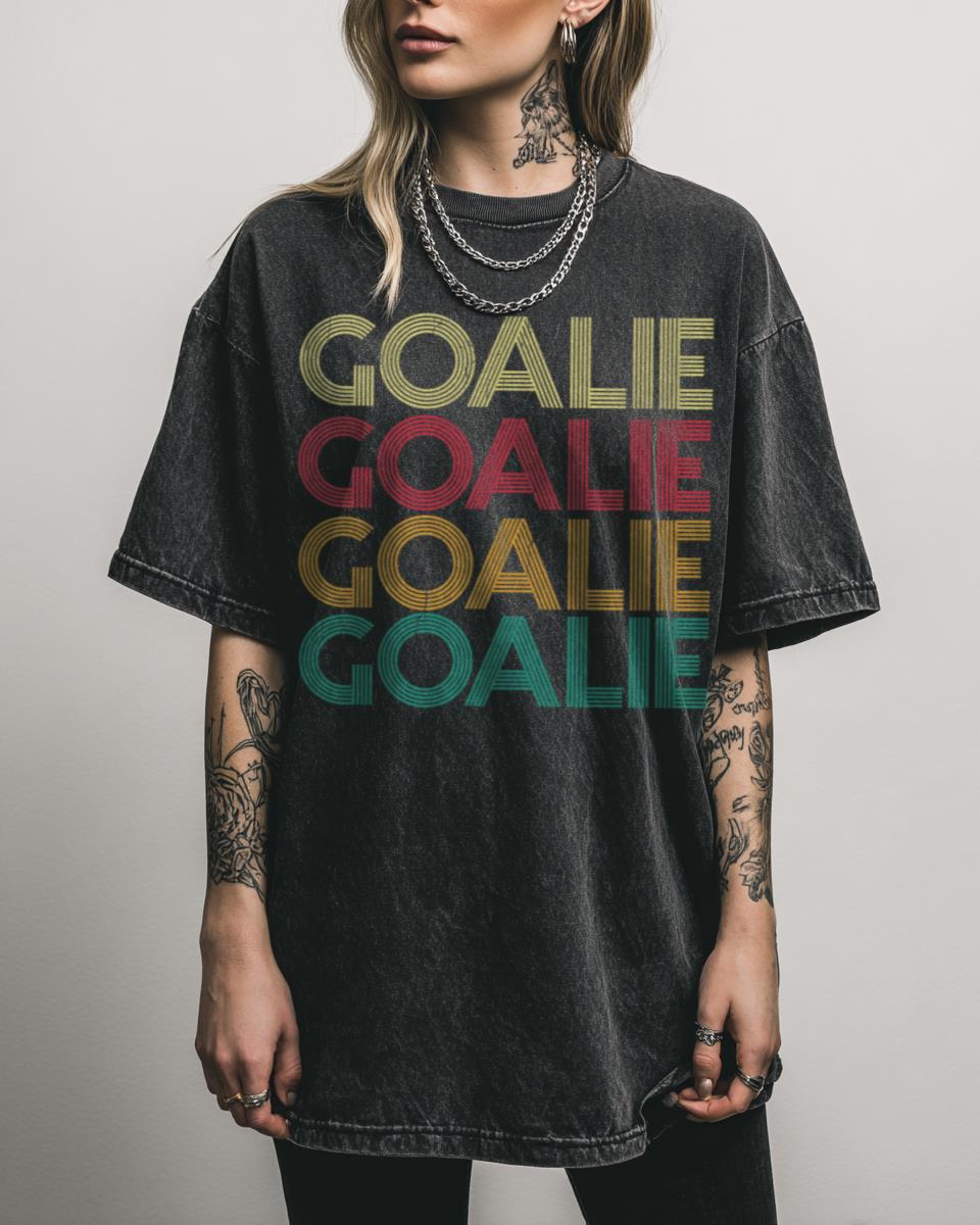 Retro Lacrosse Goalie Sports T-Shirt – Vintage Player Gift Unisex