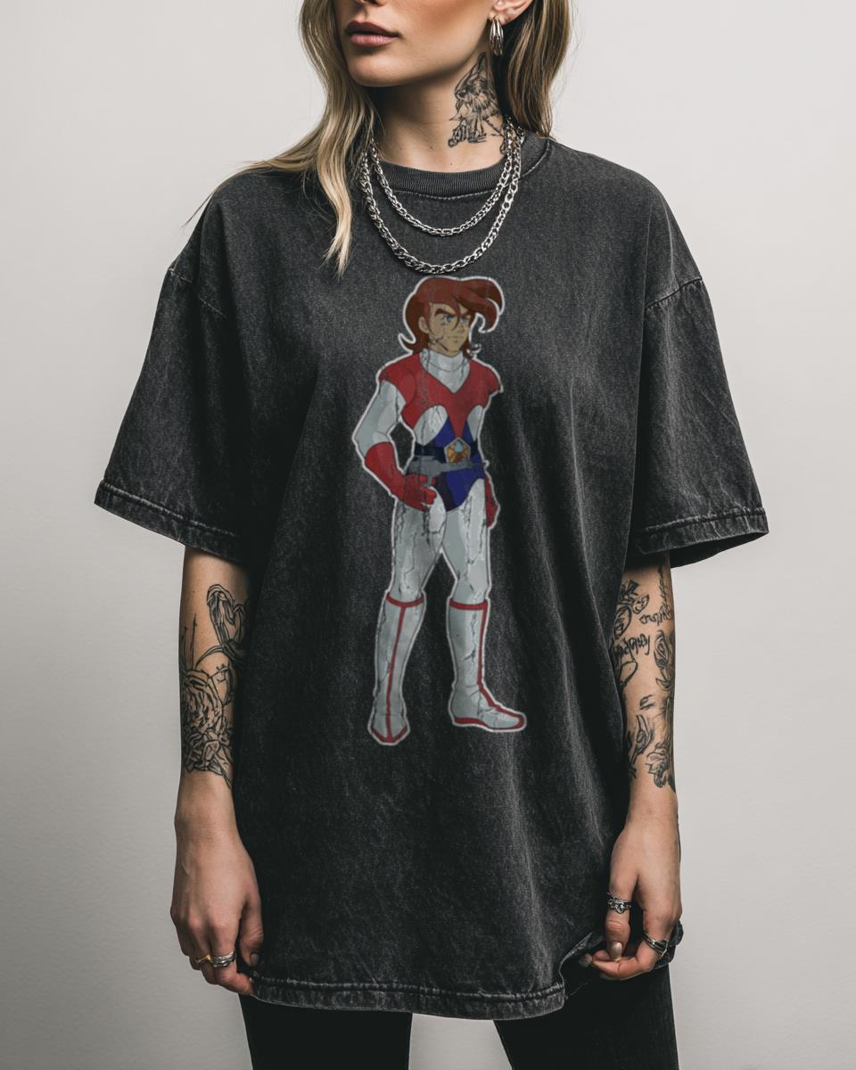 Retro Pete Richardson Anime Robot T-Shirt – 80s Cartoon Sci-Fi Fan