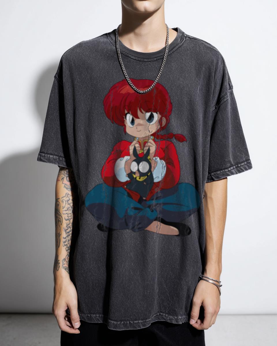 Retro Ranma 1/2 Anime T-Shirt - Classic Rumiko Takahashi Manga Art