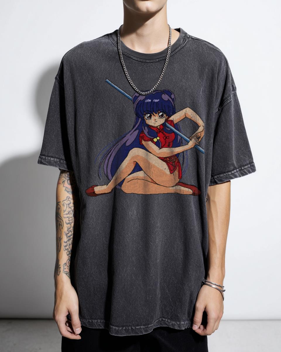 Retro Shampoo Ranma 1/2 Anime T-Shirt - 80s Chinese Manga Character Apparel