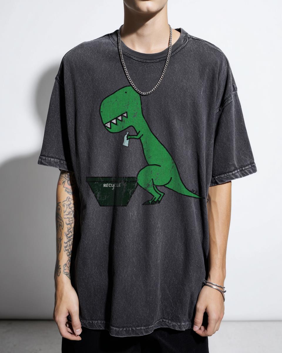Rexycle T-Rex Recycle T-Shirt | Eco-Friendly Dinosaur Tee