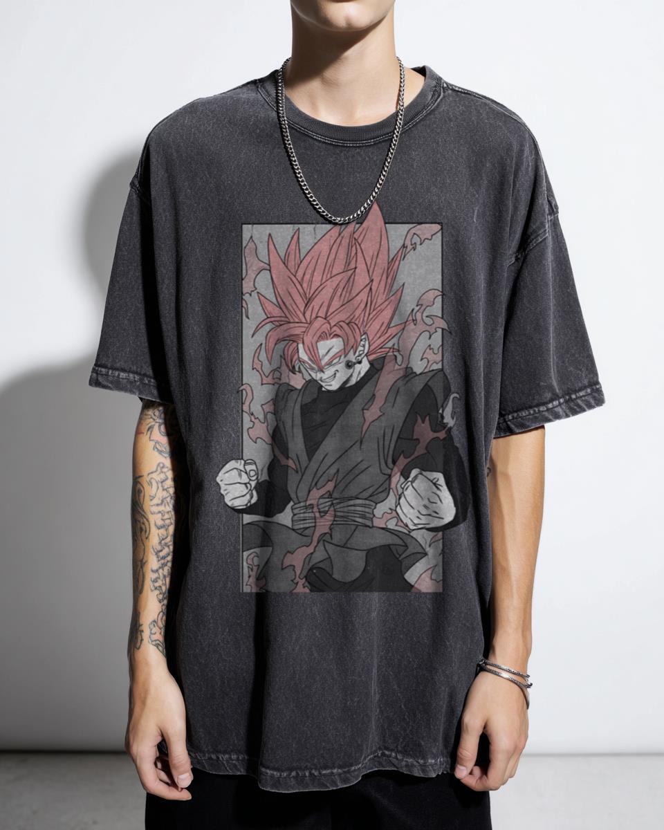 Rose Goku Black Dragon Ball Super Anime T-Shirt