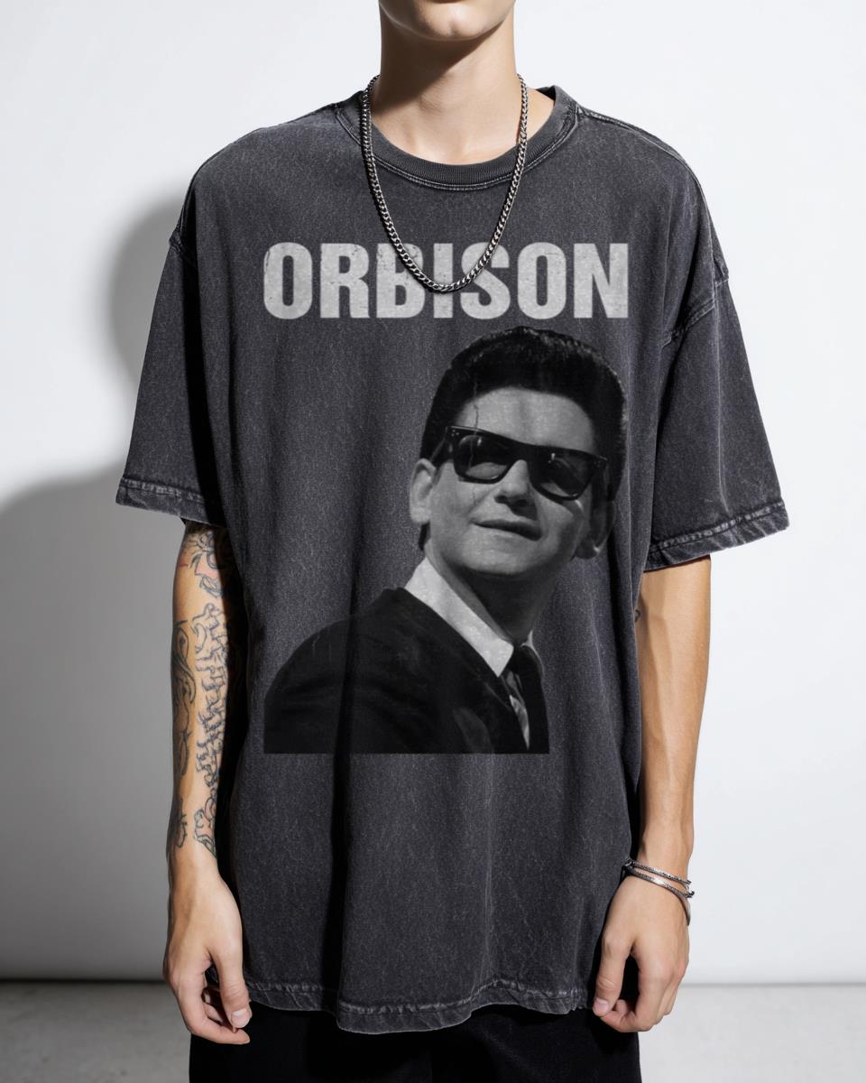 Roy Orbison Vintage Music Legend T-Shirt - Retro 60s 70s 80s Rock & Roll Unisex