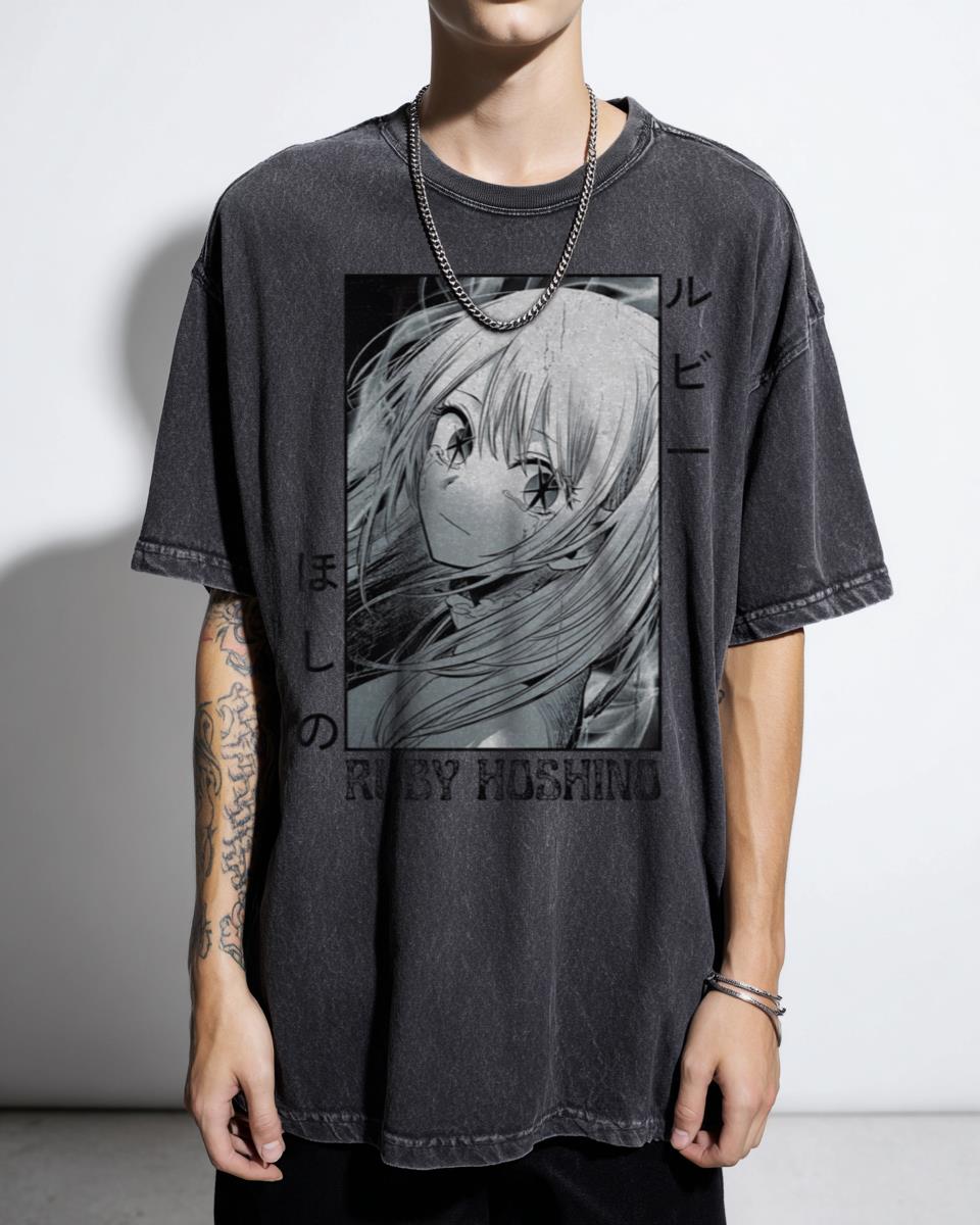 Ruby Hoshino Oshi No Ko Anime Girl T-Shirt - Cute Manga Fan Tee