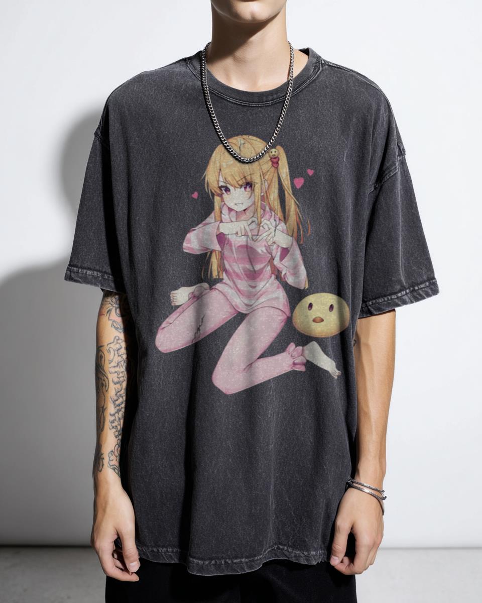Ruby Hoshino 'Pajama Night' Anime Graphic T-Shirt - Oshi no Ko Fan Unisex