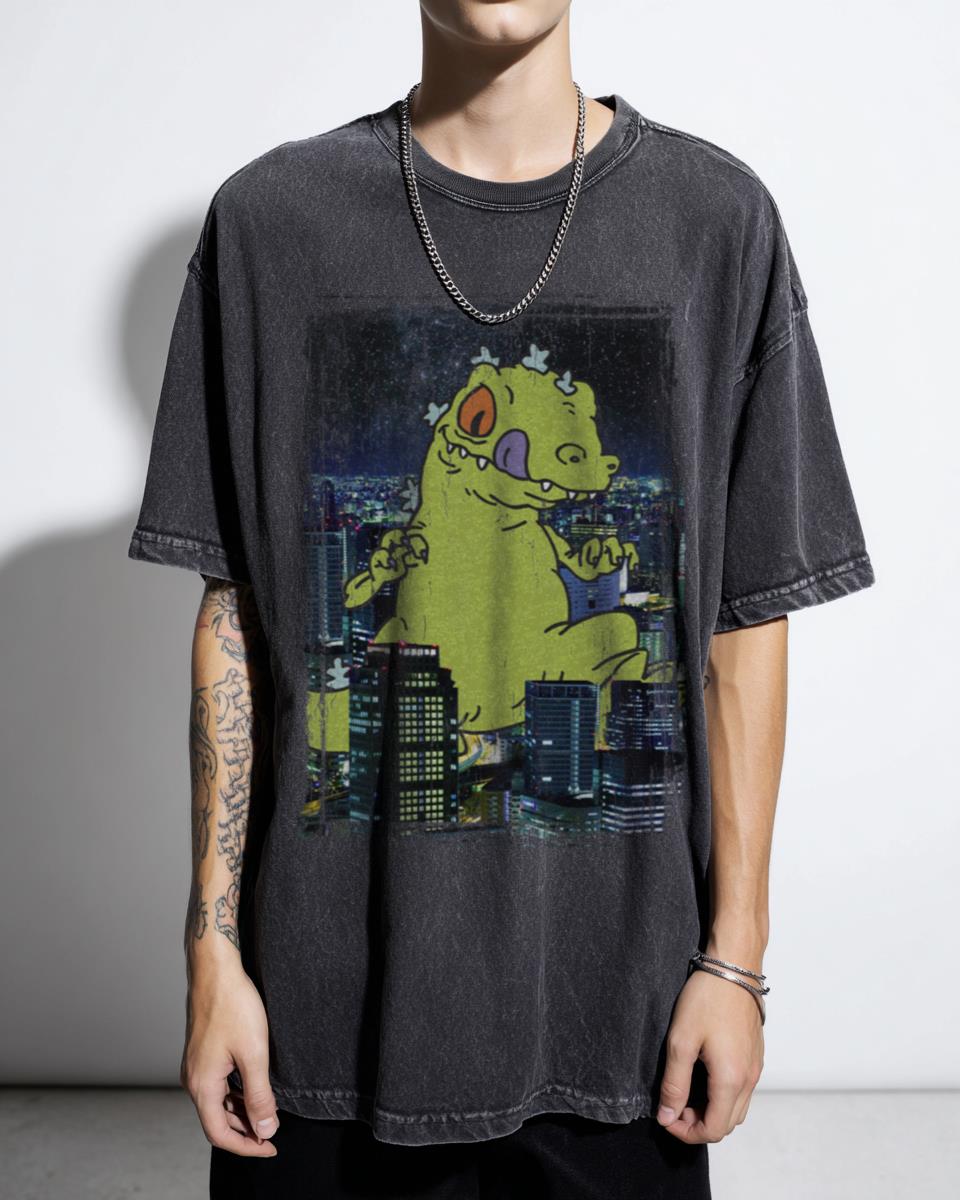 Rugrats Reptar City Rampage 90s Cartoon T-Shirt