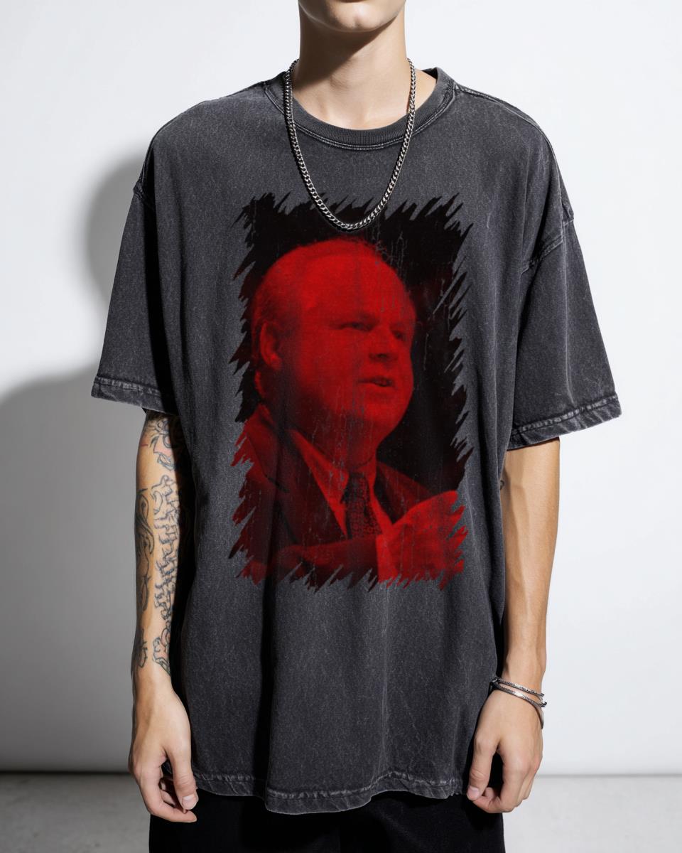 Rush Limbaugh Celebrity Tribute T-Shirt - Conservative Radio Host Fan Apparel