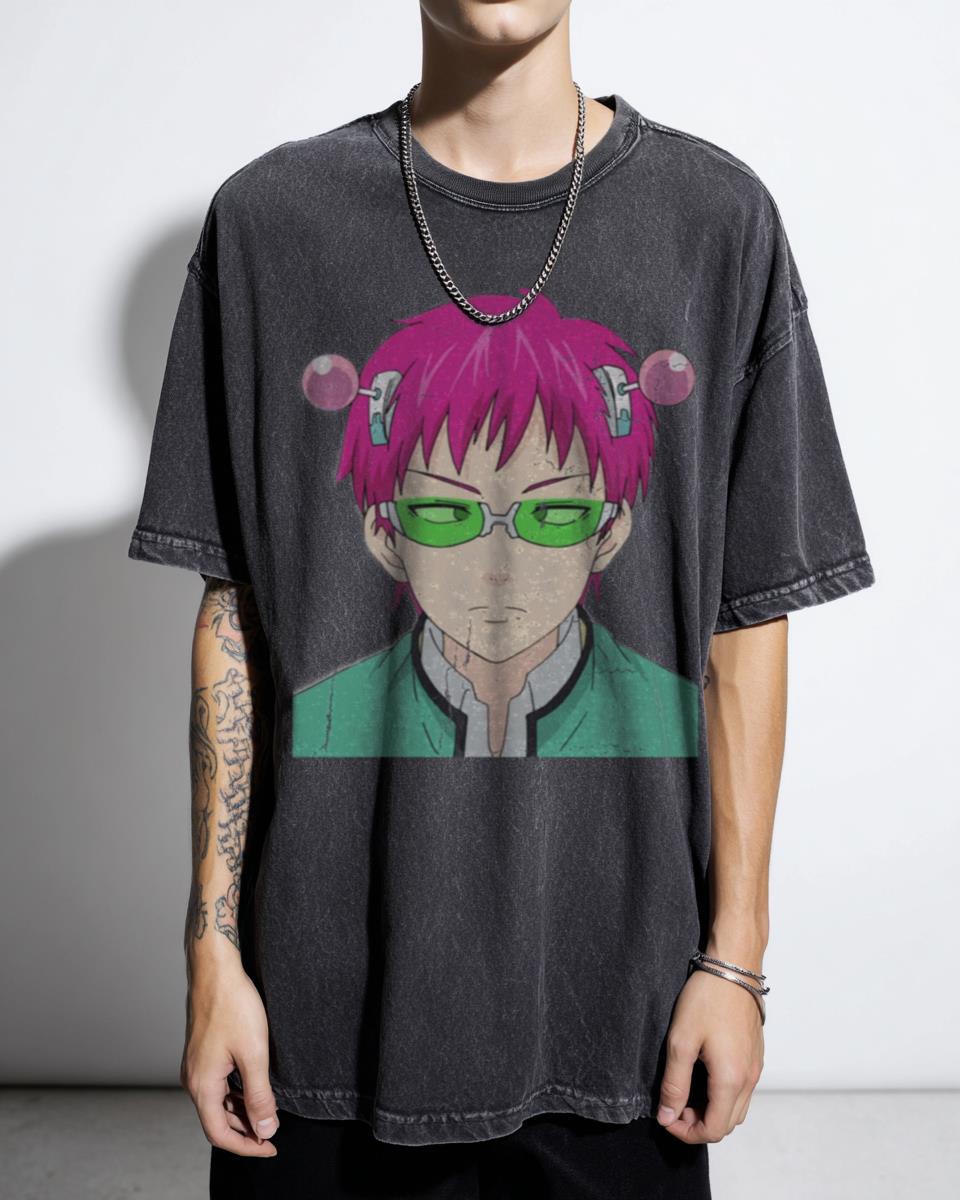 Saiki K Anime T-Shirt | The Disastrous Life of Saiki K Fan Art