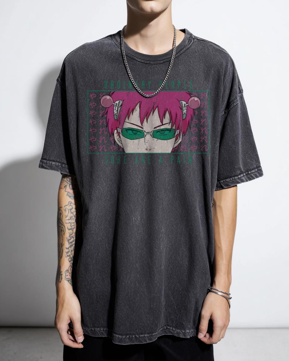 Saiki Kusuo Anime Otaku T-Shirt - The Disastrous Life of Saiki K Fan