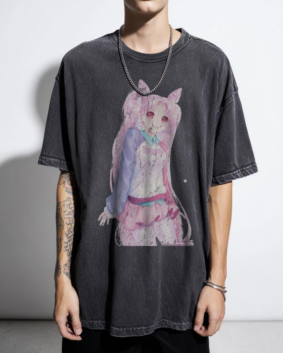 Sailor Chibi Moon Kawaii Anime T-Shirt - Sailor Moon Fan Art