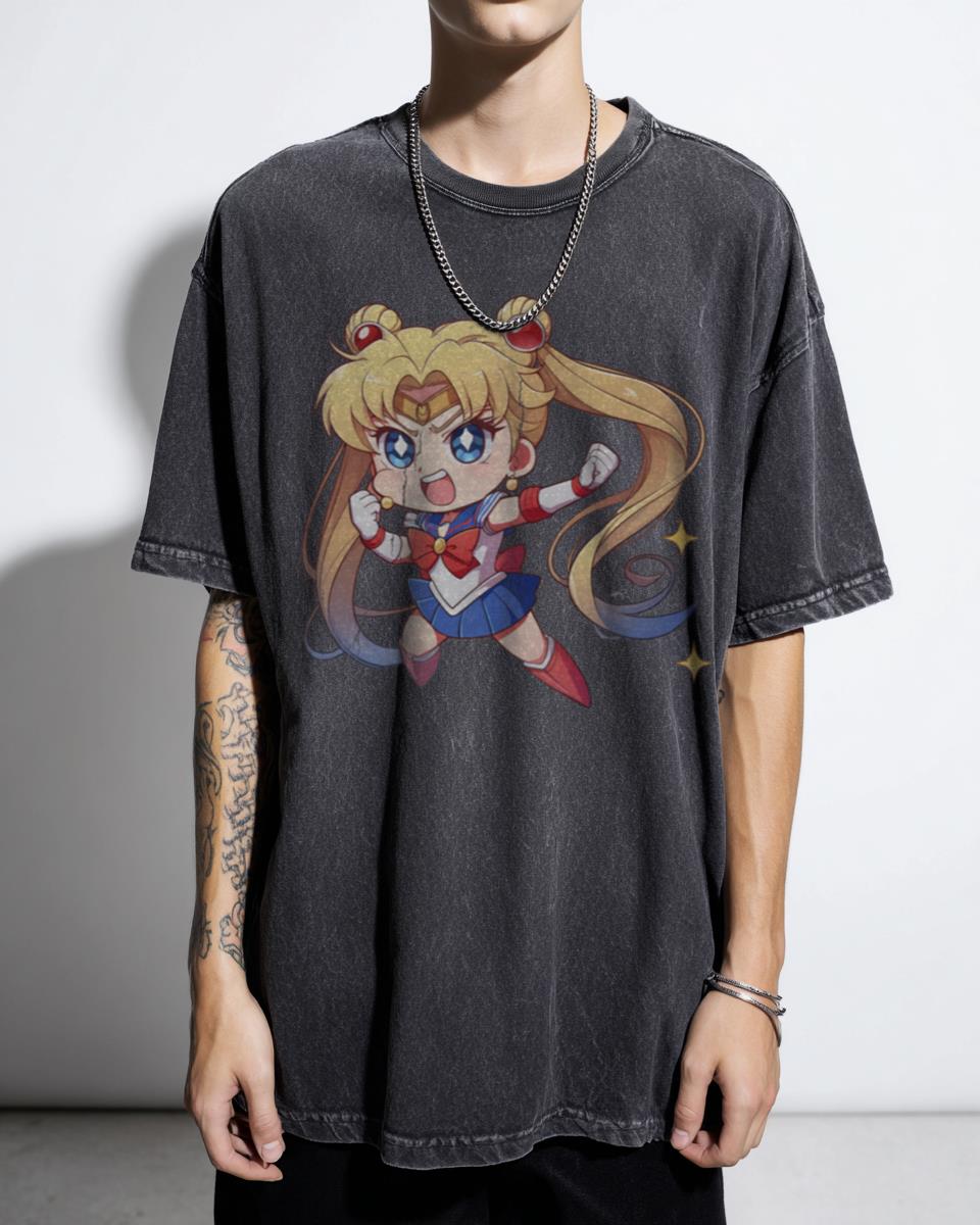 Sailor Moon Chibi Kawaii T-Shirt | Anime Manga Fan Art