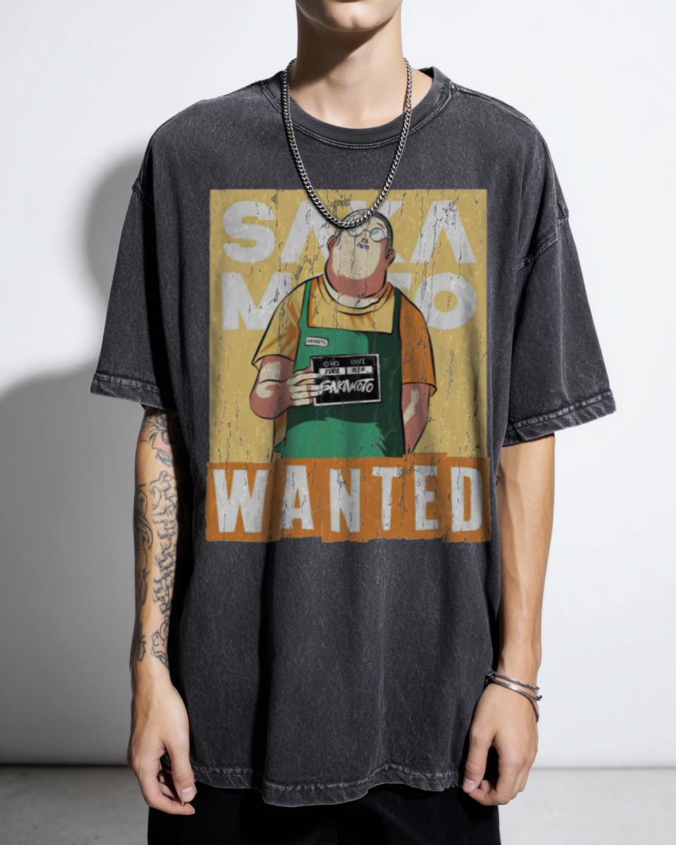 Sakamoto Days Manga Anime Series T-Shirt - Shin Nagumo Mashimo Fan Art