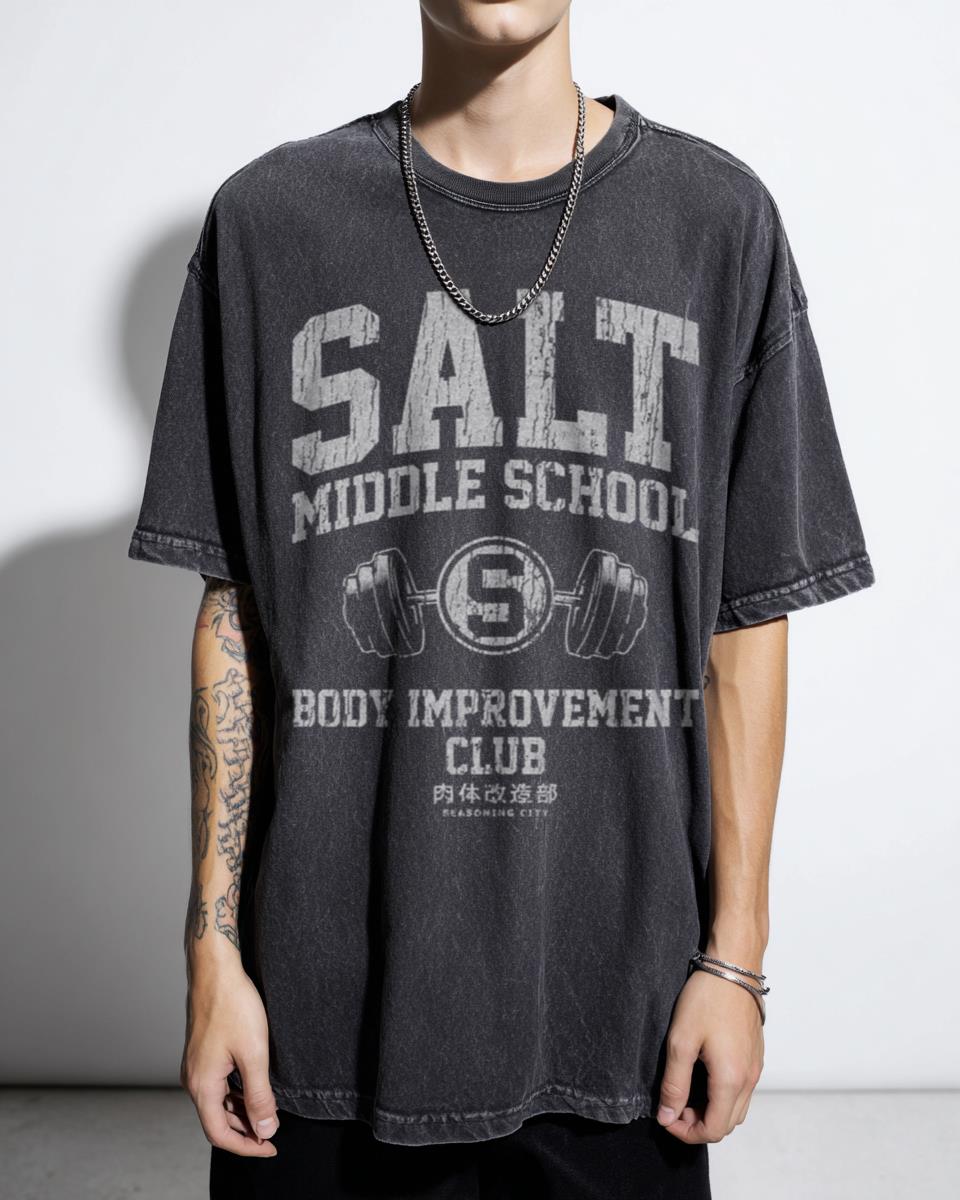 Salt Middle School Body Improvement Club Mob Psycho 100 T-Shirt