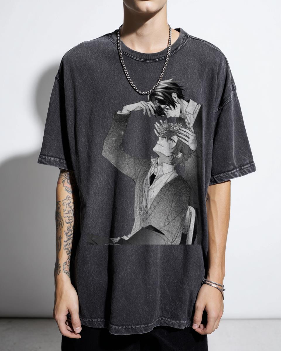 Sasaki and Miyano BL Anime T-Shirt - Kawaii Manga Yaoi Fan Unisex