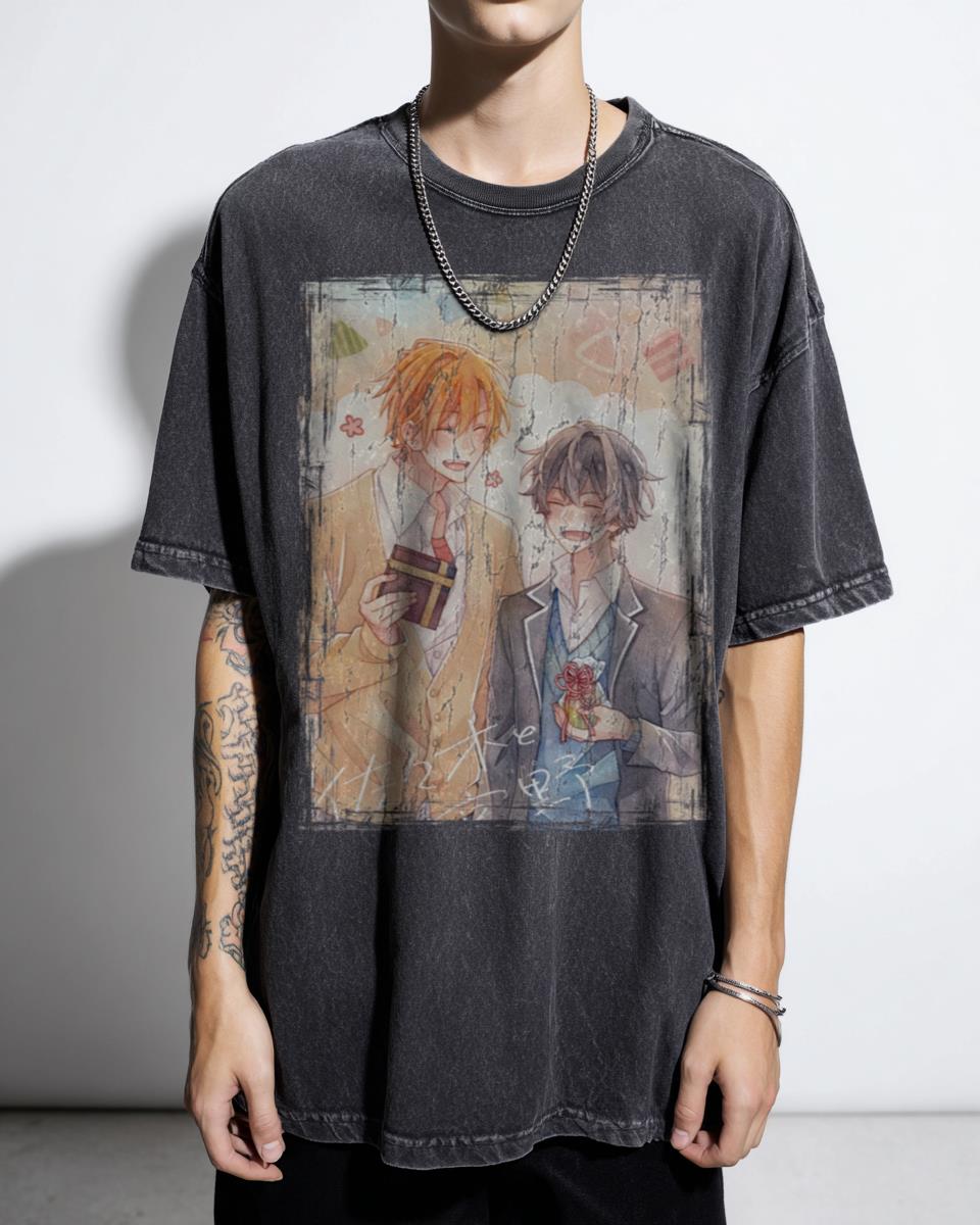 Sasaki and Miyano Kawaii Anime T-Shirt - Slice of Life Manga Fan Unisex