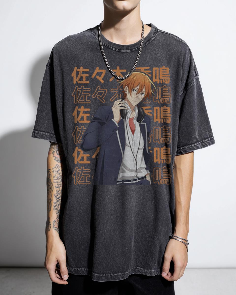 Sasaki Shuumei Sasaki and Miyano BL Anime T-Shirt - Kawaii Manga Yaoi Fan Unisex