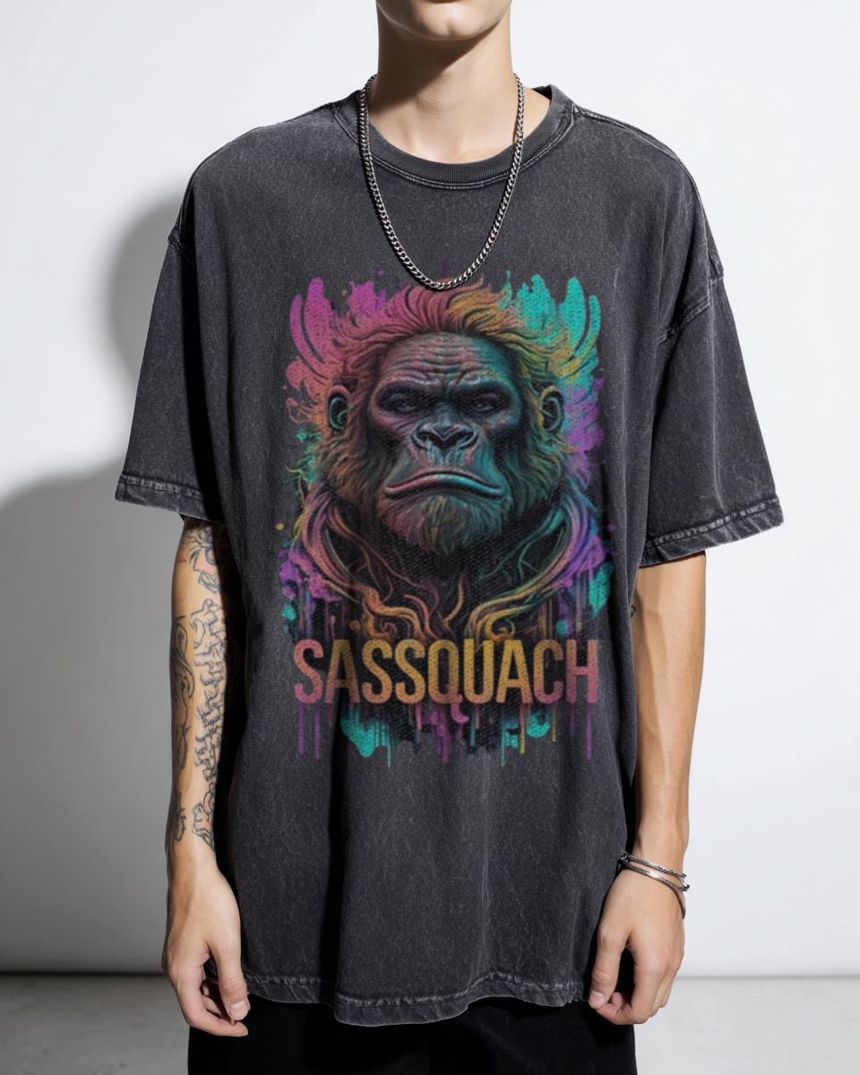 SassQuatch T-Shirt | Funny Bigfoot Sassy Cryptid Tee