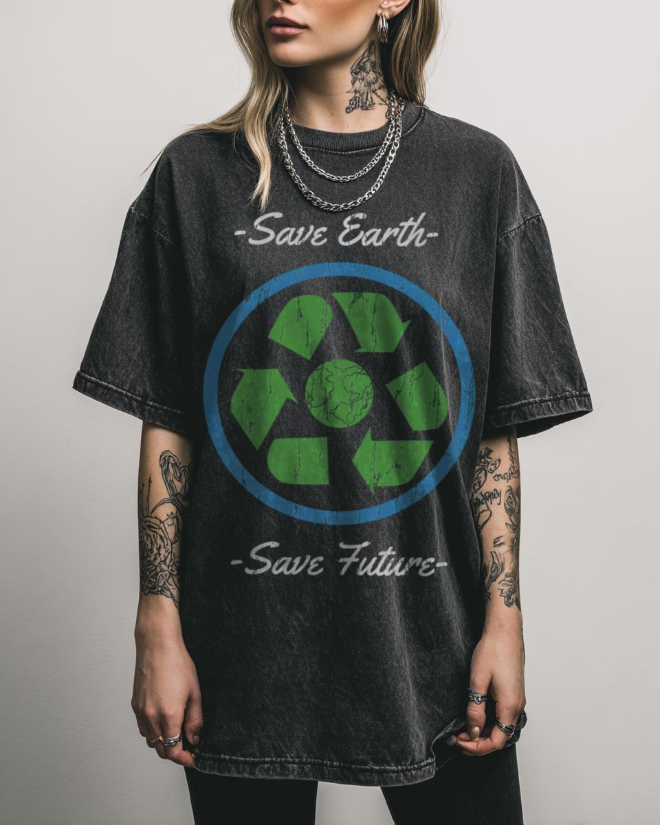 Save Earth Save Future Nature Camping T-Shirt – Hiking Outdoors Unisex