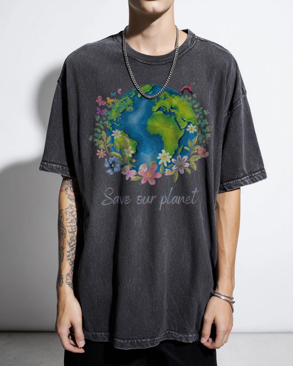 Save Our Planet Earth Day Ecology T-Shirt - Reduce Reuse Recycle Unisex